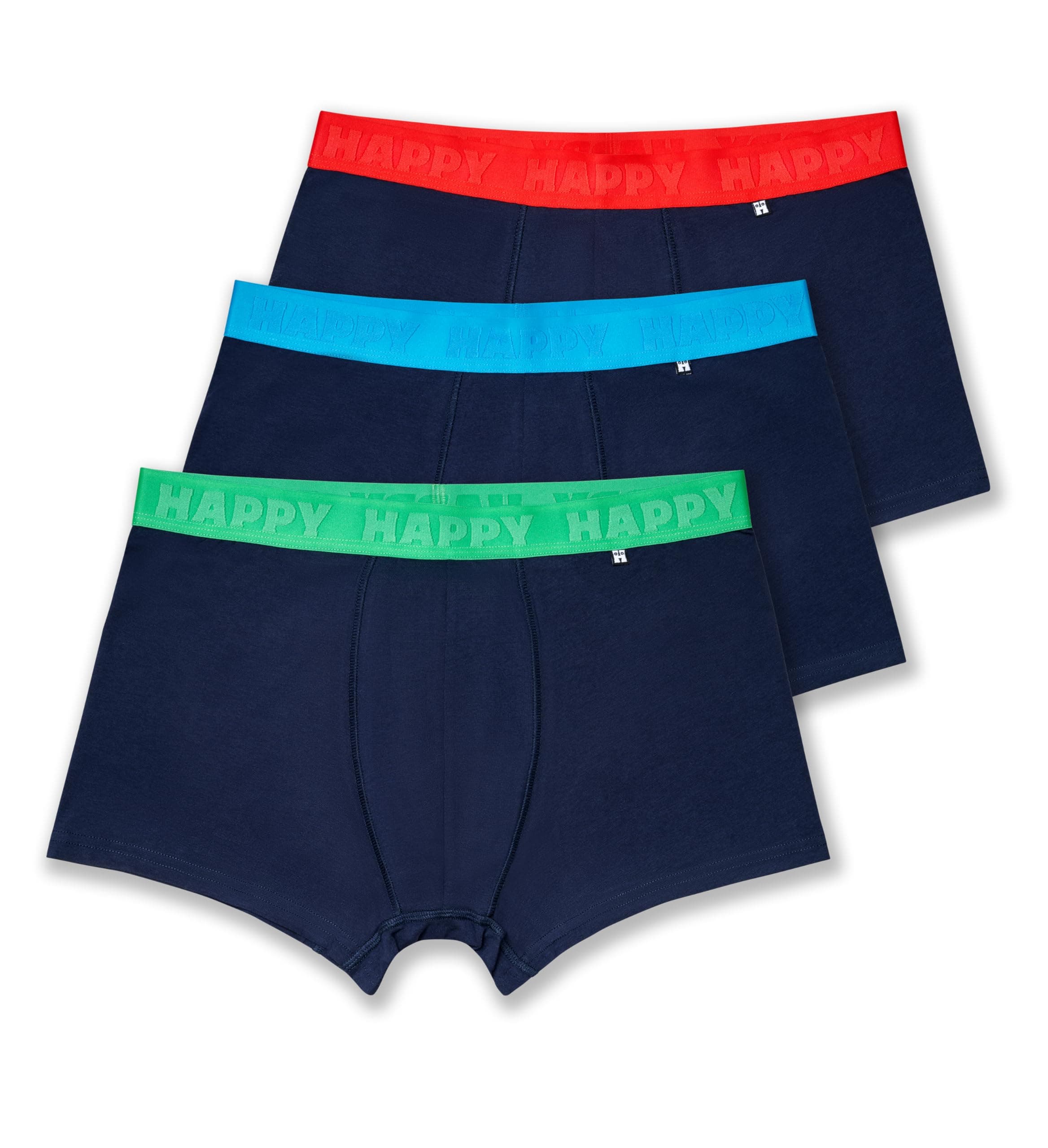 Happy Socks Men's 3-pack Solid Short Boxers