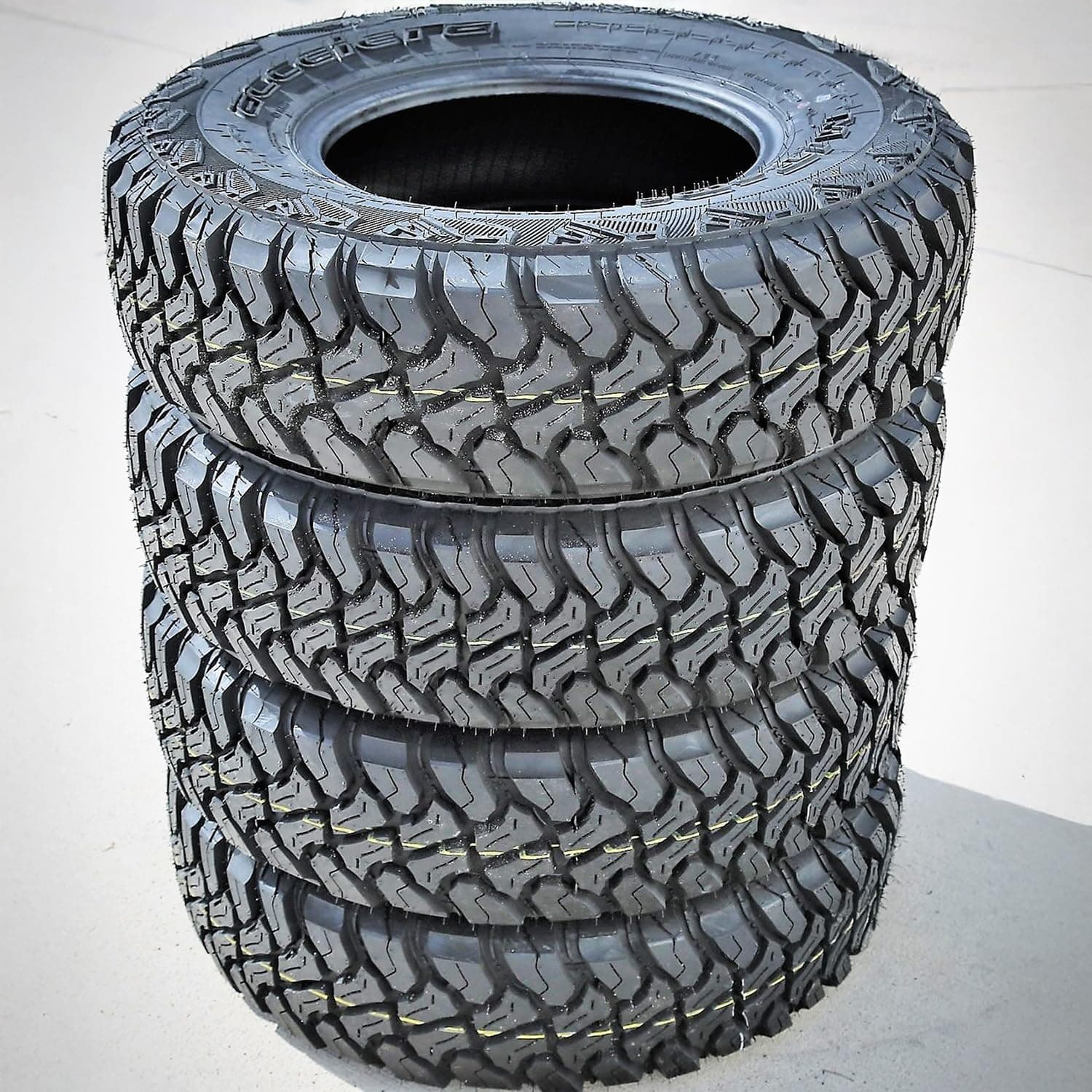 4 x Accelera M/T-01 LT165/80R13 Mud Terrain 94/93Q D (8 Ply) Tires | Light Truck Mud Terrain All Season Traction 94/93Q Rated D (8 Ply) Radial Construction Black Sidewall Tires