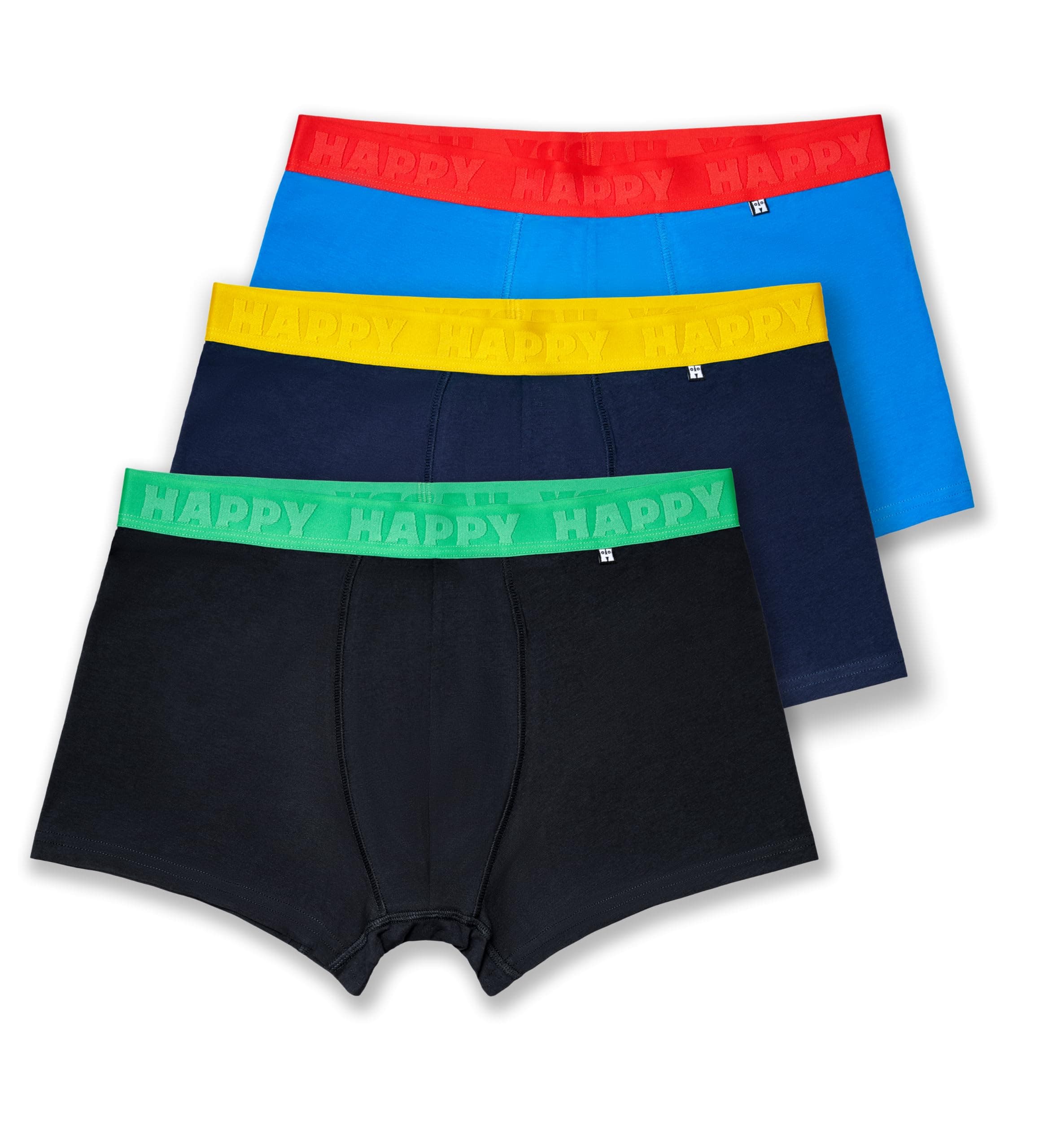 Happy Socks Men's 3-pack Solid Mix Short Boxers