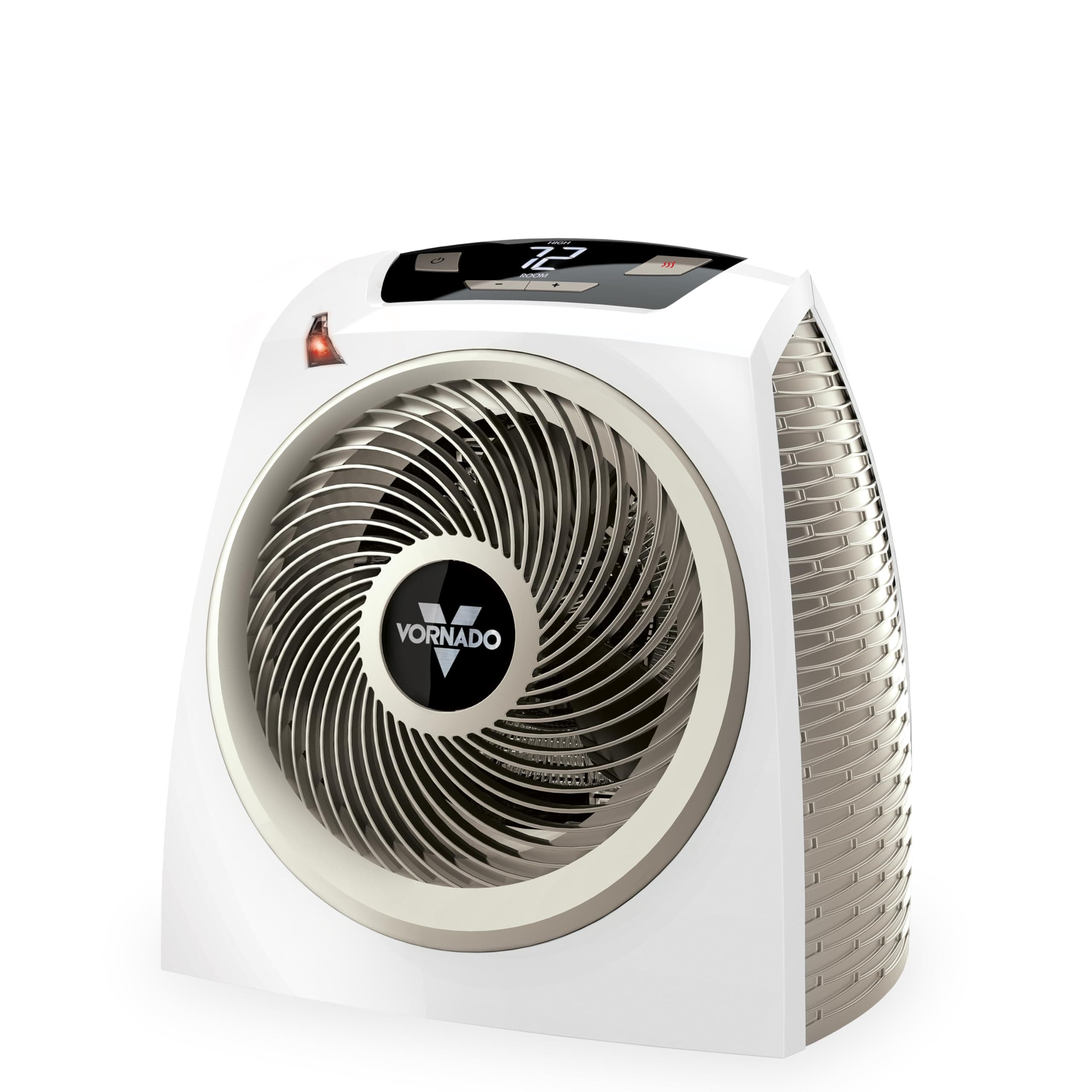 Vornado AVH10 (2025) Space Heater, Fan Only Mode, Auto Climate, White | Digital Display with Adjustable Thermostat, Advanced Safety Features, Whole Room Electric Heater for Indoors