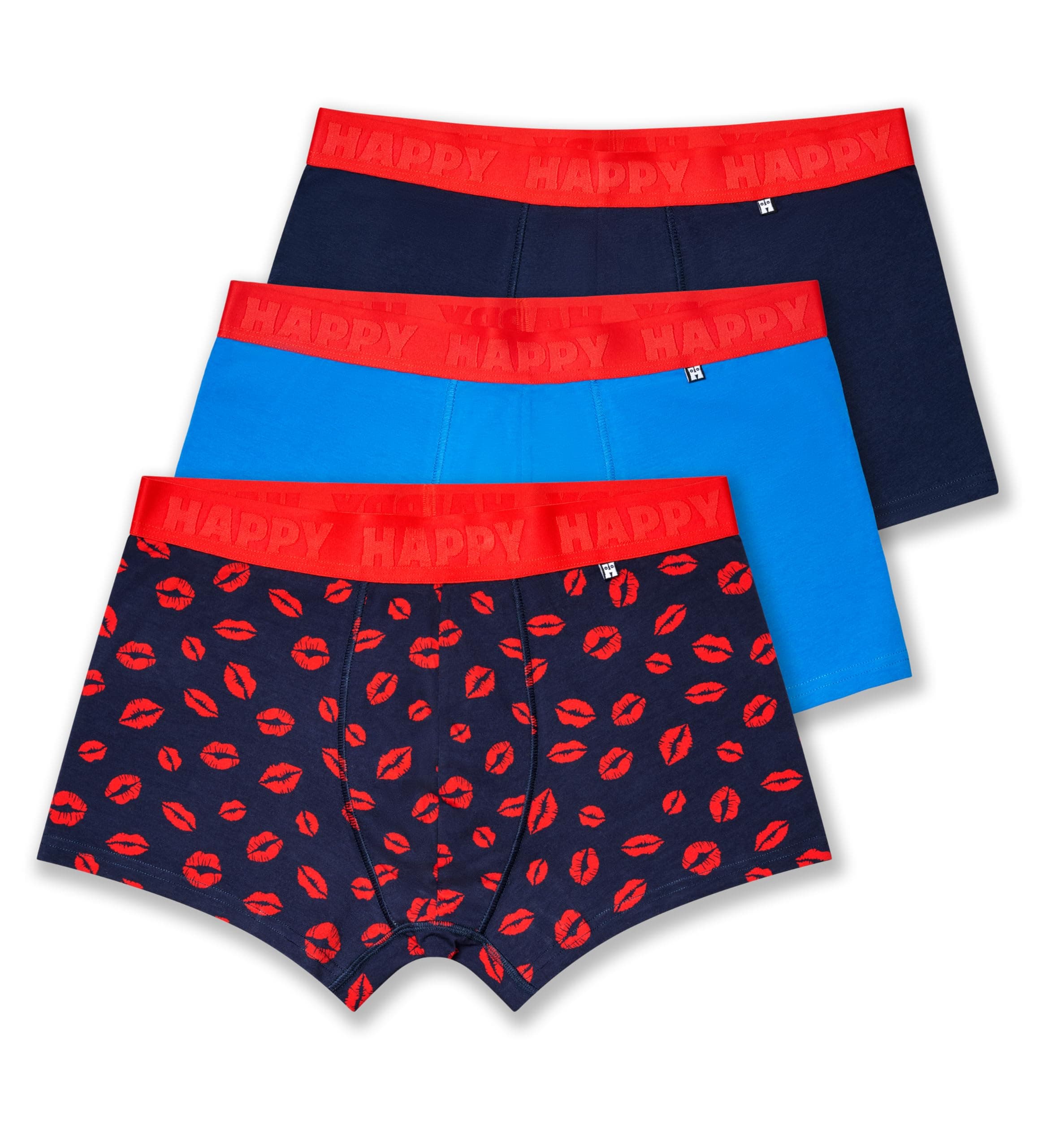 Happy Socks Men's 3-pack Kisses Short Boxers