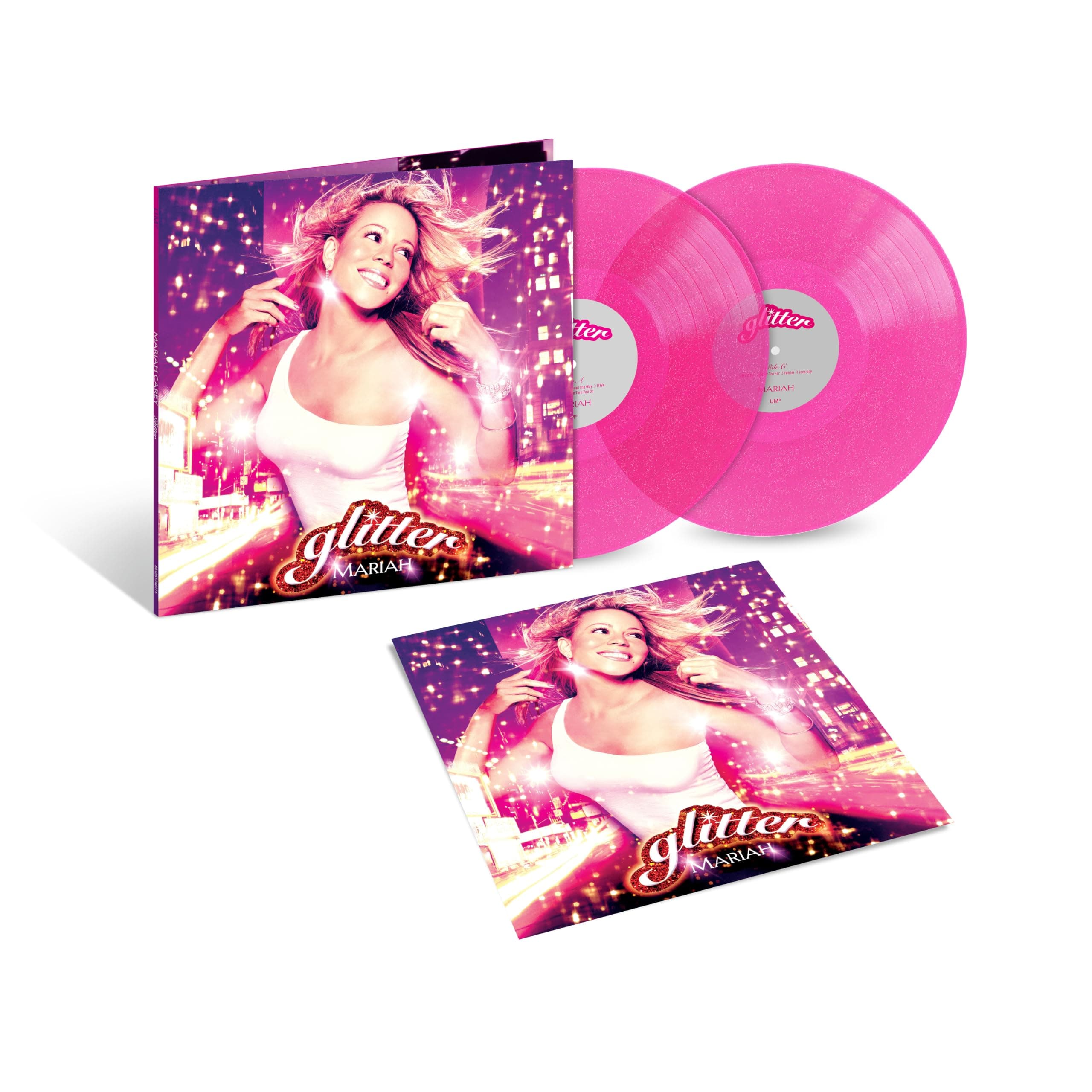 Glitter (25th Anniversary) [Glittering Pink 2 LP] [Signed Lithograph]