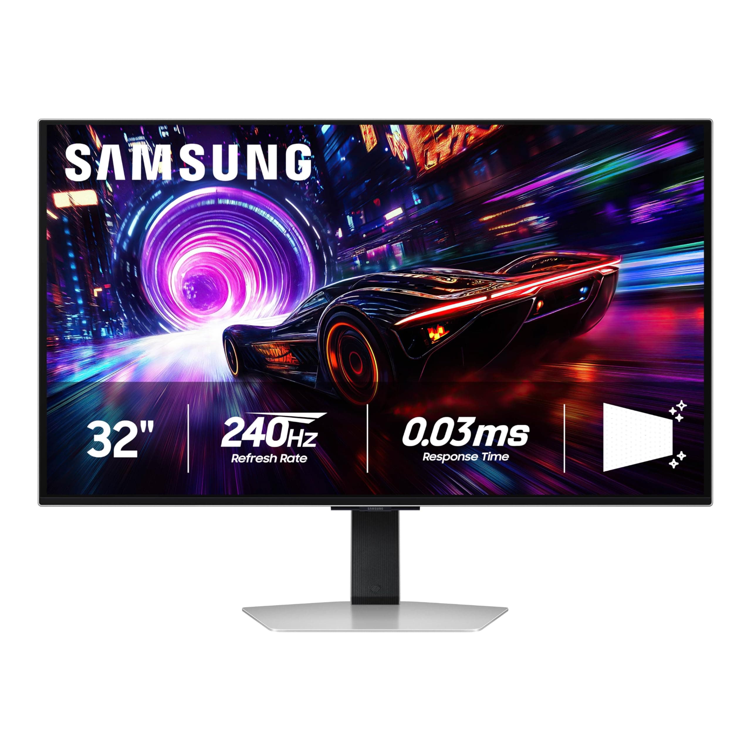 Samsung 32” Odyssey QD-OLED G8 (G81SF), 4K, 240Hz Gaming Monitor | DisplayHDR True Black 400, AMD FreeSync™ Premium Pro, G-Sync Compatibile, 3 Yr Warranty, LS32FG810SNXZA, 2025