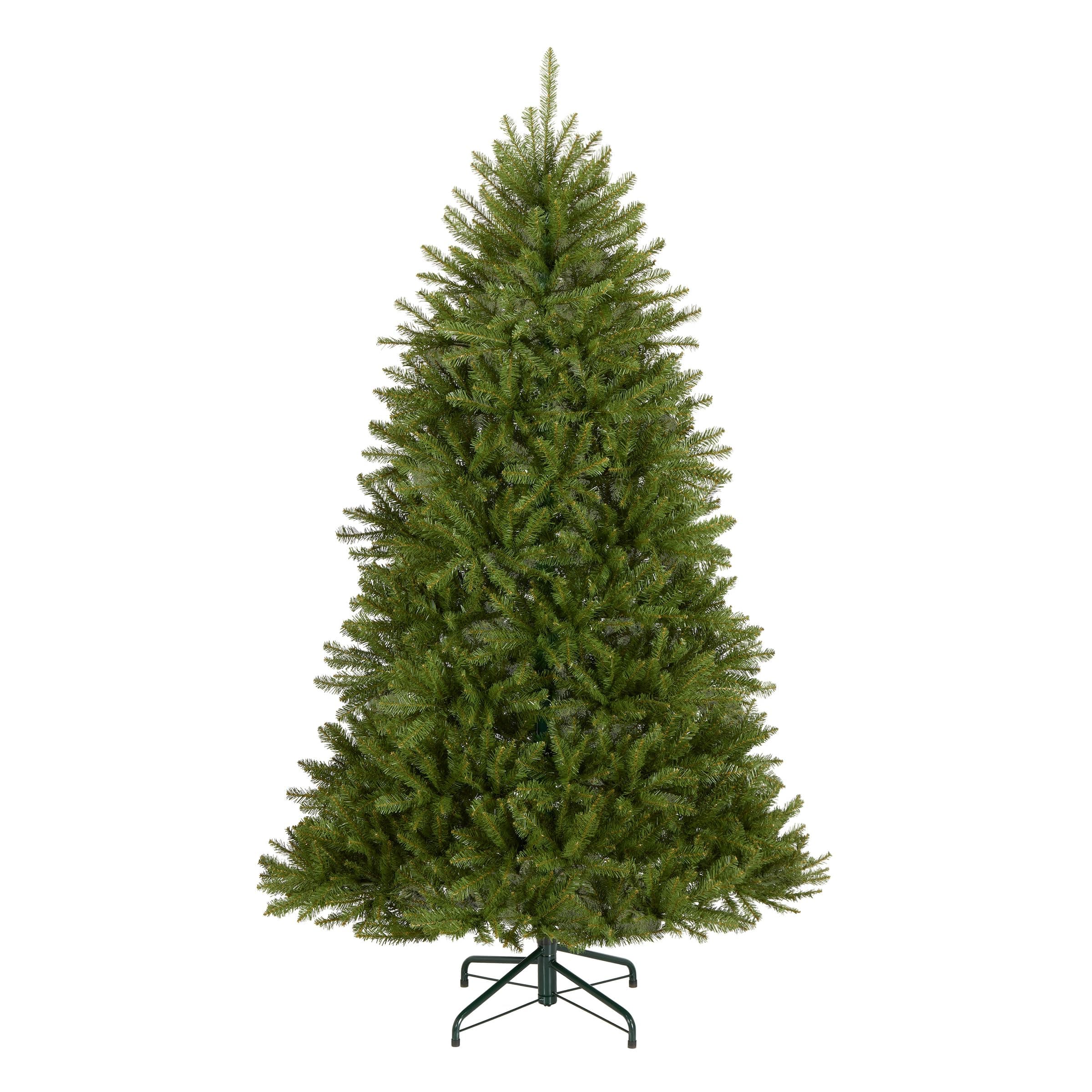National Tree Company 6.5ft Unlit Dunhill Fir Artificial Christmas Tree | 1,838 Tips, Includes Stand, Green